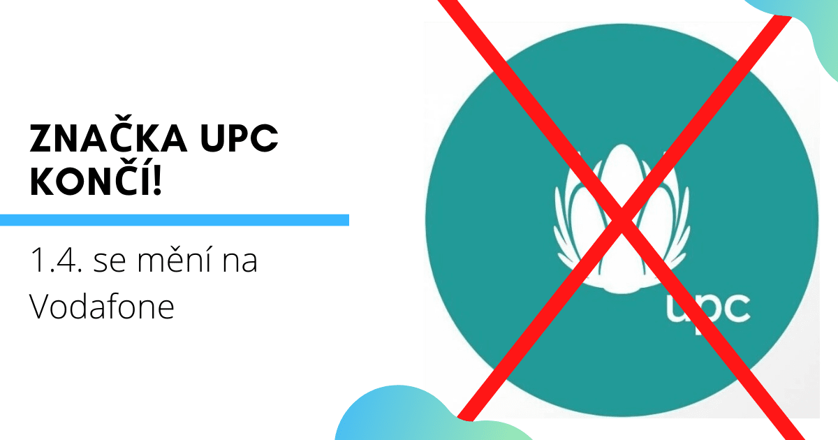 1.4.2020 zaniká značka UPC
